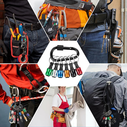 12PCS Screwdriver Bit Holders – 1/4" Hex Shank Quick Release Extension