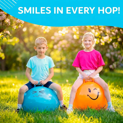 Blue Hopper Ball 22" – Fun Bouncy Toy for Jumping, Indoor & Outdoor