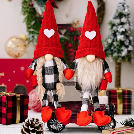 2PCS Christmas Gnomes Home Decor – Cute Fall & Holiday Decoration for Room