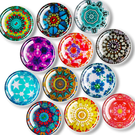 12 Pack Decorative Fridge Magnets, Cute Refrigerator Magnets for Whiteboard, Locker & Classroom