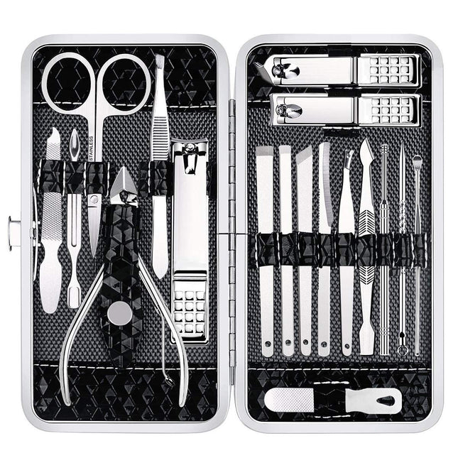 Nail Clippers Set – Professional Manicure & Pedicure Kit with Travel Case