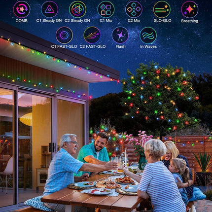 300 LED Color Changing Christmas String Lights 100FT Multicolor Outdoor