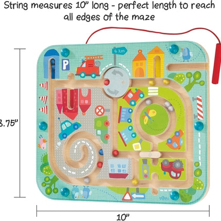 Town Magnetic Maze Puzzle Busy Board for Preschool Learning Activities