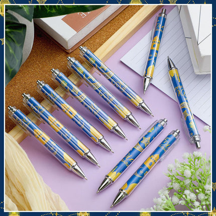 30PCS Eid Mubarak Pens Blue Bulk Ramadan Gifts Ballpoint Party Favors