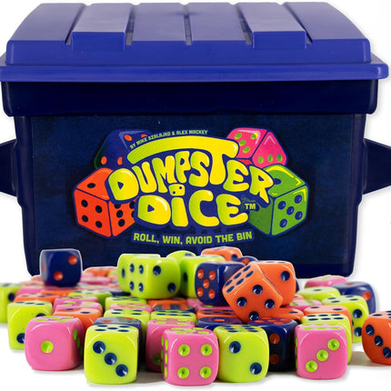 Dumpster Dice Family Dice Game with 80 Dice Travel Party Game 4 Players