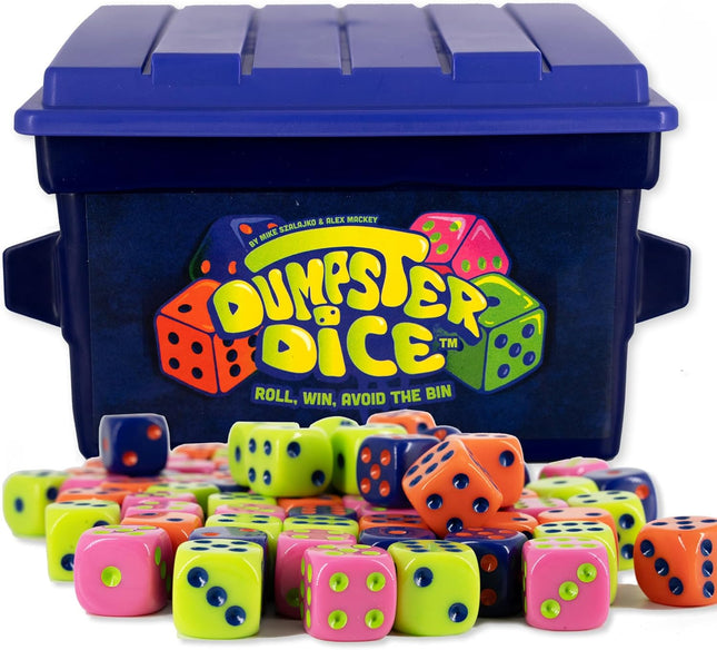 Dumpster Dice Family Dice Game with 80 Dice Travel Party Game 4 Players