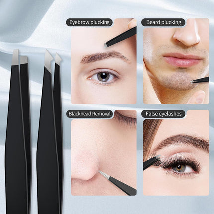 40X Magnifying Makeup Mirror, 3.5" Compact Suction Cup Mirror with Tweezers