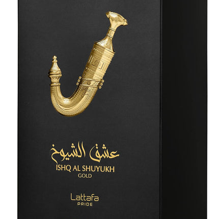 Lattafa Pride Ishq Al Shuyukh Gold Perfume Unisex 100ml Eau de Parfum Woody Leather