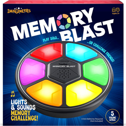 Memory Game for Kids, Travel & Handheld Toy for Boys & Girls Ages 4–12