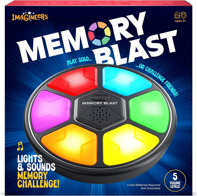 Memory Game for Kids, Travel & Handheld Toy for Boys & Girls Ages 4–12