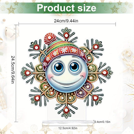 Diamond Painting Snow Globe – 5D DIY Desktop Christmas & Holiday Decor Kit