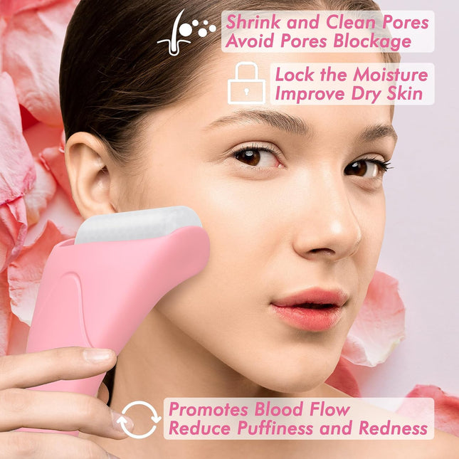 Ice Roller Face, Puffiness & Redness Relief, Facial Massage Skincare Tool, Gift Women & Men