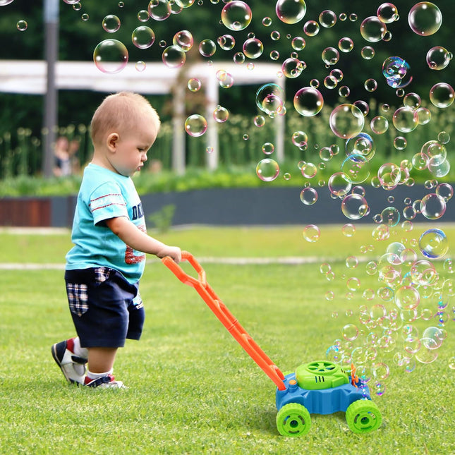 Bubble Lawn Mower Toy for Toddlers Ages 1-3, Outdoor Summer Fun Gift