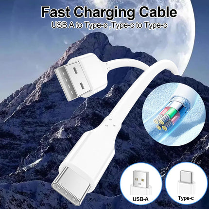 4-Pack 3.1FT 60W Fast Charging Cables – USB-A to USB-C & USB-C to USB-C for iPhone, iPad & More