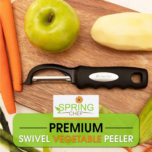 Premium Swivel Vegetable Peeler – Soft Grip, Ultra Sharp Stainless Steel