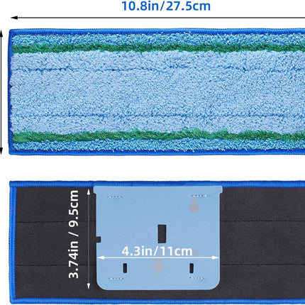 4-Pack Mop Pads for iRobot Braava Jet M6 – Upgraded Wet Mopping Microfiber Pads