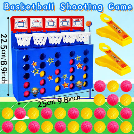 Tabletop Basketball Shooting Game Desktop Toy for Kids Adults Family Fun