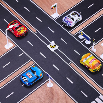 Black Track Tape for Kids – Toy Car Race Track Decorations, 2 Rolls (2.4" x 33')