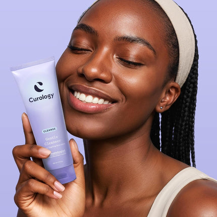 Gentle Face Wash for Sensitive Skin, Oat & Glycerin Hydrating Foaming Cleanser