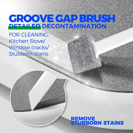 7-Pack Deep Cleaning Brush Set – Scrub Pads with Scraper Tip, Green