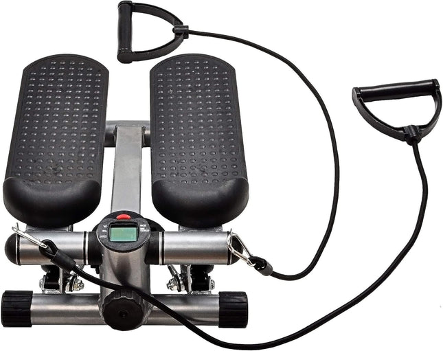 Pre Assembled Mini Stair Stepper with Resistance Bands Adjustable Exercise