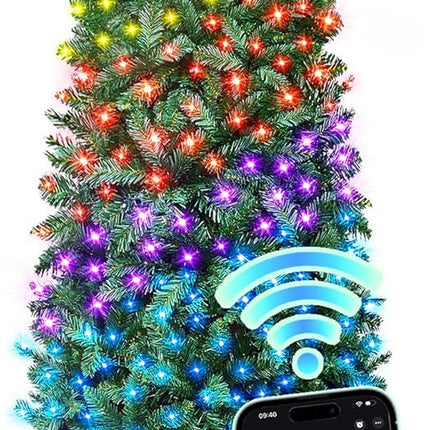 6ft Prelit Christmas Tree – 247 LED App-Controlled Multi-Color RGBW Lights