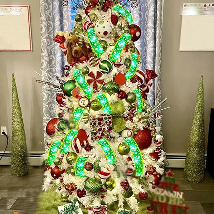 LED Ribbon Lights for Christmas Tree – 66FT, 200 LEDs, Remote & Timer, 8 Modes
