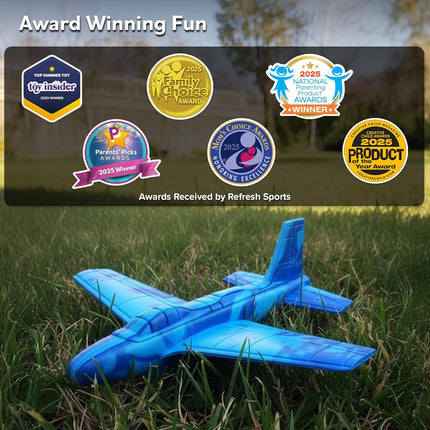 Foam Airplane Glider Toy – Airplane Toy for Kids 2-4, Boys & Girls