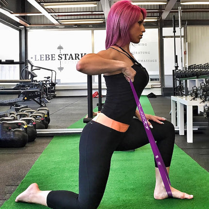 5 Pack Resistance Loop Bands for Home Workout, Yoga and Strength Training