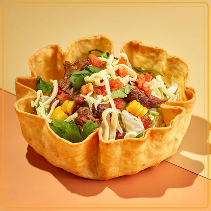 Taco Bowl Maker, 8–10 Inch Tortillas, Baked Tostadas & Salads, Red