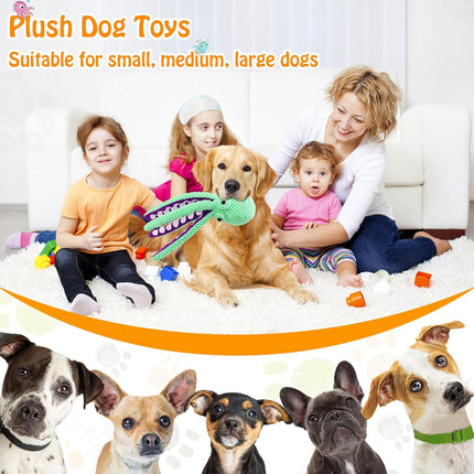 Large Plush Squeaky Dog Toy – Soft Fabric for Small to Large Dogs