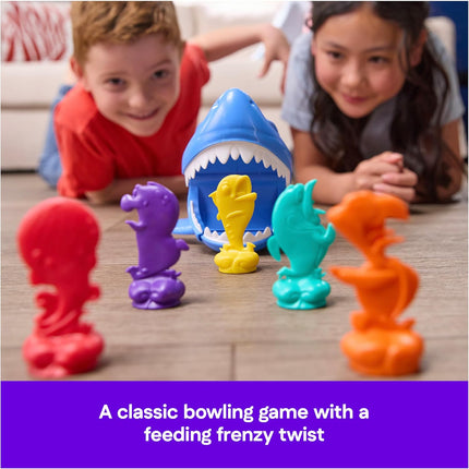 Shark Strike Bowling Game with Jaw-Chomping Action for Kids Ages 5+