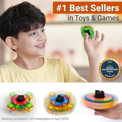 Magnet Fidget Spinner Mini 8 Blocks 3 in 1 Transformable Infinity Cube Toy