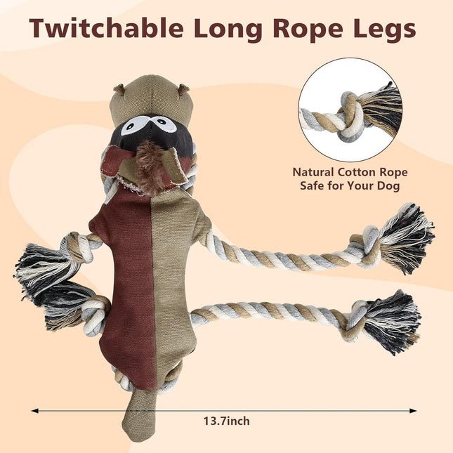 Tough Squeaky Dog Toys for Aggressive Chewers – Durable Chew Toys for Large Dogs