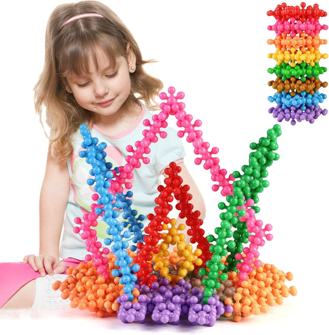 200-Piece STEM Building Blocks – Educational Interlocking Discs for Kids 3+