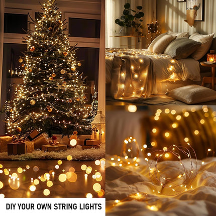 66FT 200 LED USB Fairy Lights with Remote, 8 Modes Waterproof String Lights