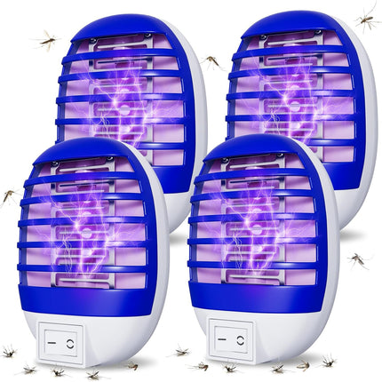 4 Pack Indoor Bug Zapper Mosquito Trap with LED Light for Home Office