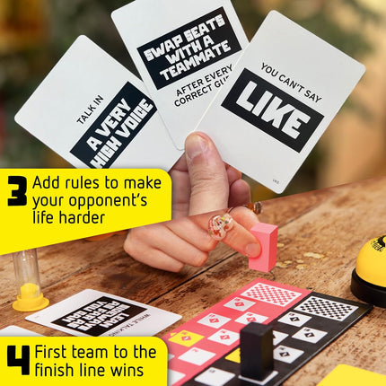 Fast Paced Family Word Party Game for Adults with Bonus Content Game Night Fun