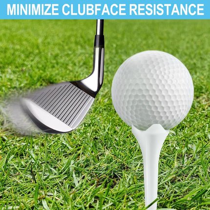 120PCS 1.5" Plastic Golf Tees – Short, Low-Friction, High Stability