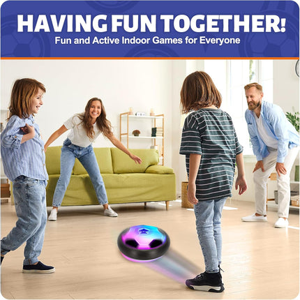 2 Pack Hover Soccer Ball LED Indoor Sports Toy Gifts for Kids Ages 5+