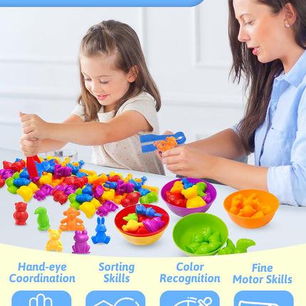 Counting Animals Montessori Toy – Educational Sensory Learning for Ages 3–5