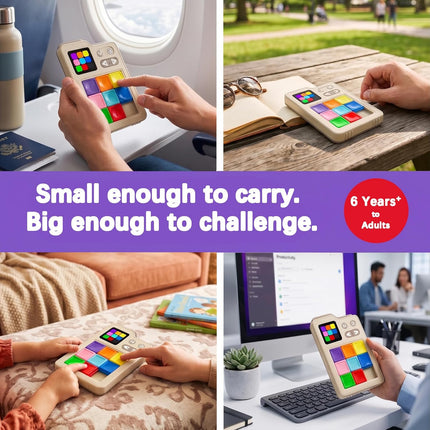 Super Slide Puzzle Game with 1000+ Challenges Electronic Brain Teaser