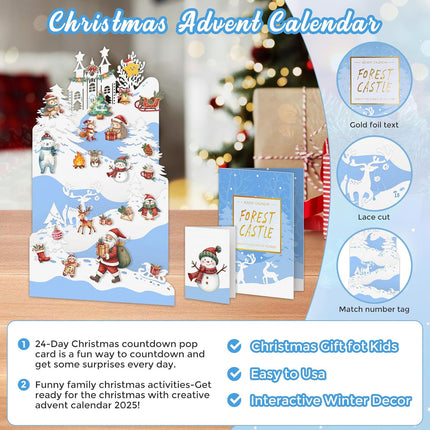 Woodland Advent Calendar 2025 – 24-Day Christmas Countdown for Kids & Adults