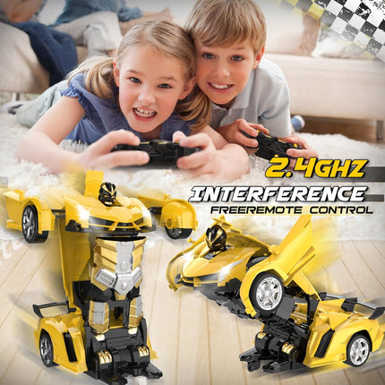 Transform Remote Control Car Toy for Kids Boys Ages 3-12 RC Vehicle