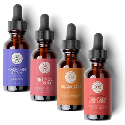 Facial Serum Gift Set – Hyaluronic, Retinol, Vitamin C & Niacinamide