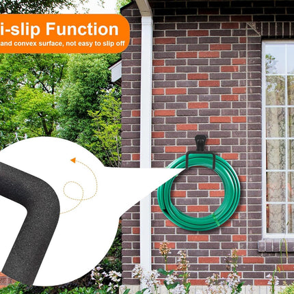 Metal Garden Hose Holder – Heavy Duty Wall-Mounted Hose Reel & Hooks