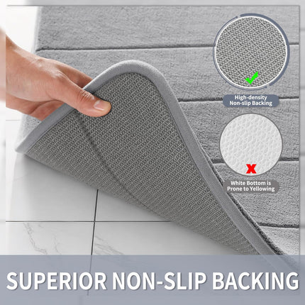 Super Soft Memory Foam Bath Mat – Non-Slip, Absorbent, Home Bathroom Rug