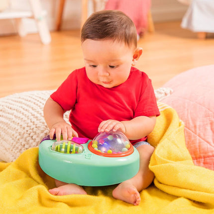 Baby Activity Station with Music & Lights, Suction Cup Sensory Toy 6+ Months