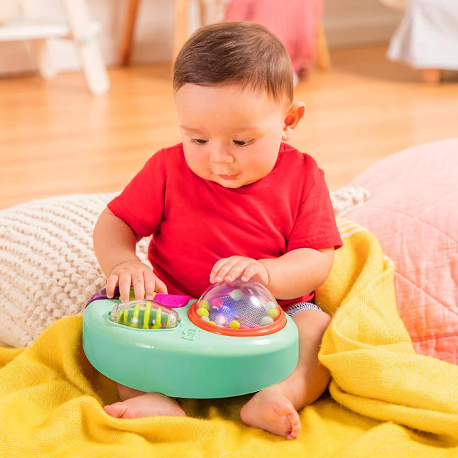 Baby Activity Station with Music & Lights, Suction Cup Sensory Toy 6+ Months