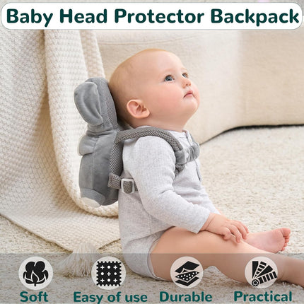 Baby Head Protector Backpack – Koala Helmet for Crawling & Walking 0.5–2Y